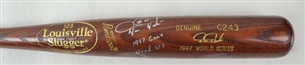 1997 World Series Darren Daulton Signed Game Used Baseball Bat  (Daulton LOA)